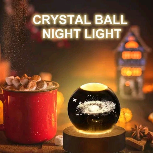 3D CRYSTAL BALL NIGHT LAMP